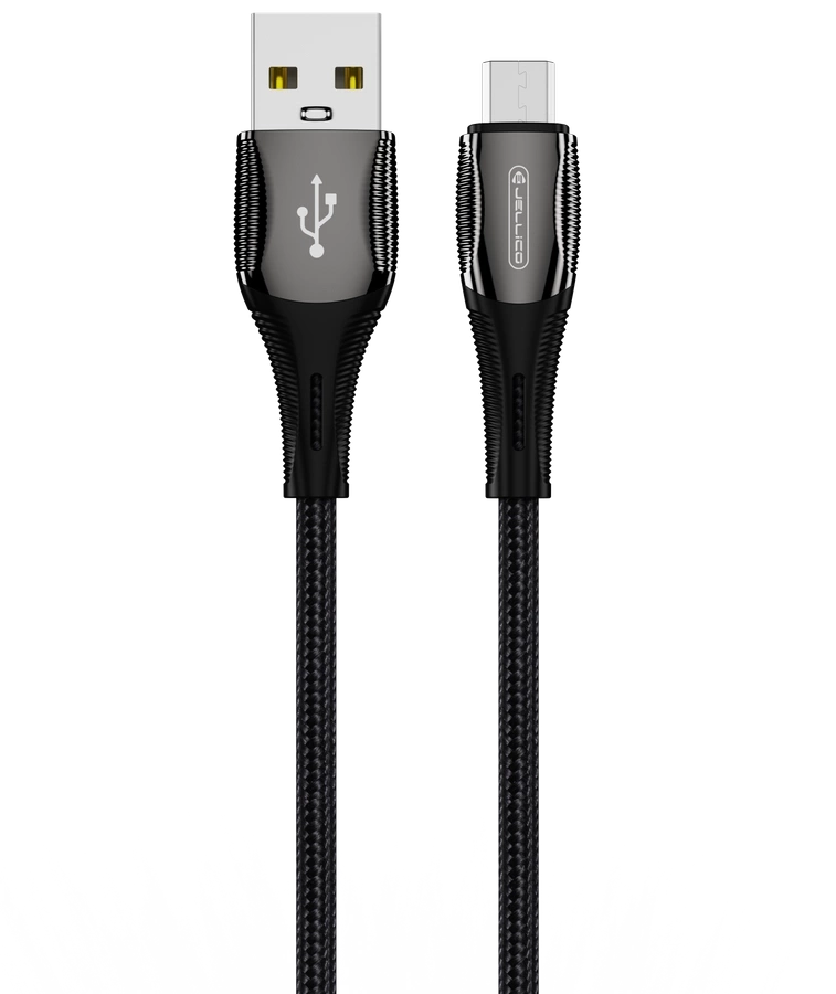 JELLICO kabel B18 Micro 3.1A 1M Czarny