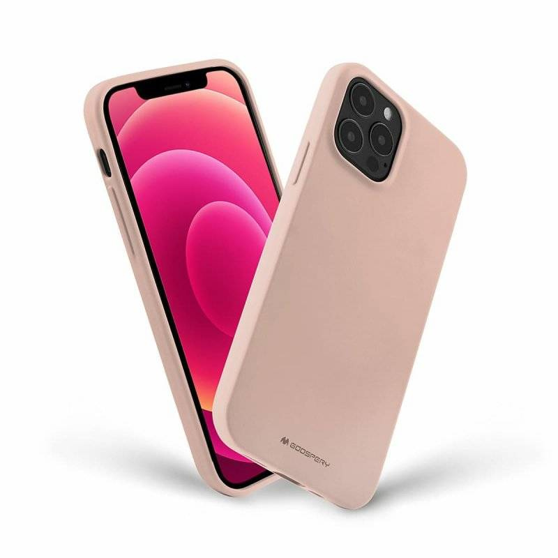Schutzhülle IPHONE 14 PLUS Mattes Silikon Mercury Soft Jelly sand