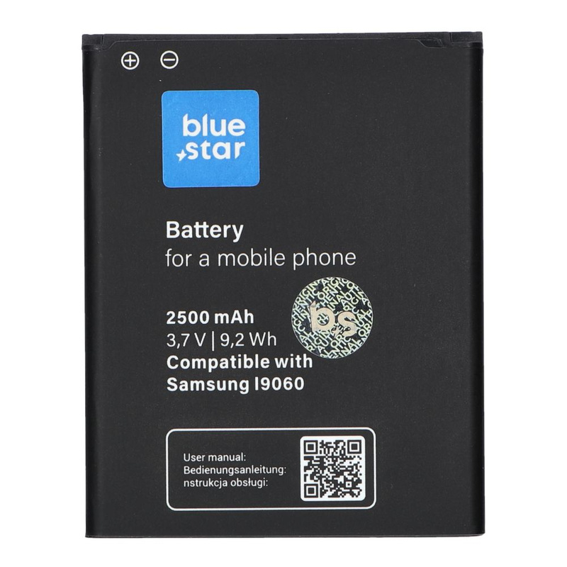Battery for SAMSUNG GALAXY GRAND / GRAND NEO I9082 / I9060 / 9080 2500mAh Li-Ion BlueStar