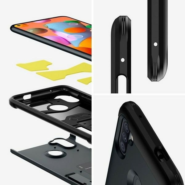 Futerał SPIGEN Tough Armor do SAMSUNG A11 metal slate