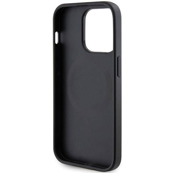 Oryginalne Etui IPHONE 14 PRO MAX Guess Hardcase Saffiano MagSafe (GUHMP14XPSAHMCK) czarne