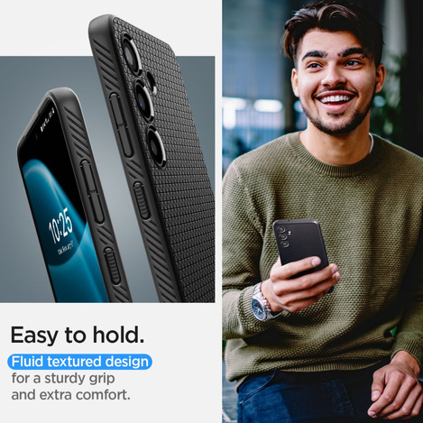 Spigen Liquid Air Hülle für Samsung Galaxy S24+ – mattschwarz