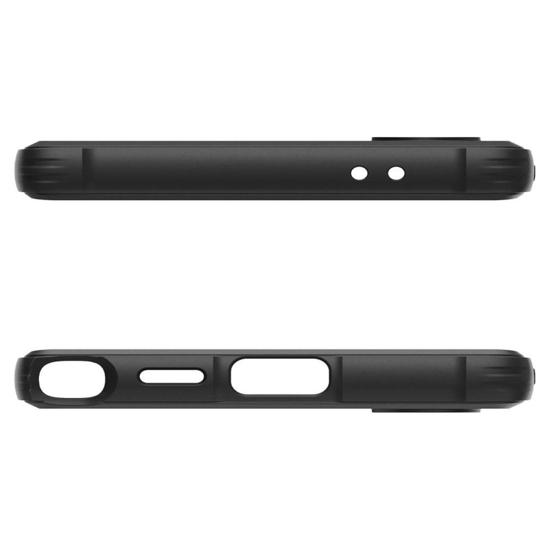 Spigen Rugged Armor Hülle für Samsung Galaxy S24 Ultra – mattschwarz