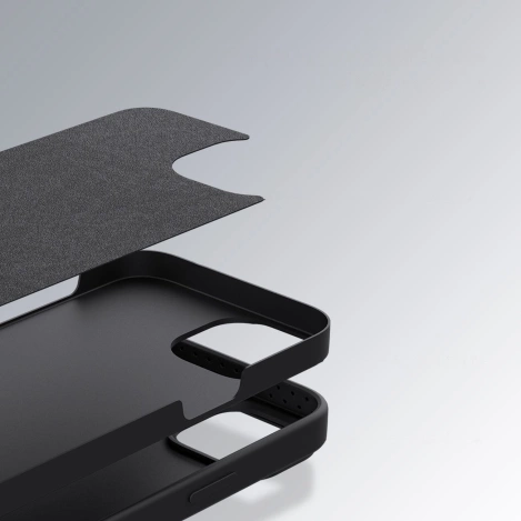 Nillkin CamShield Silky Silikonhülle iPhone 14 Plus Hülle mit Kameraschutz Blau