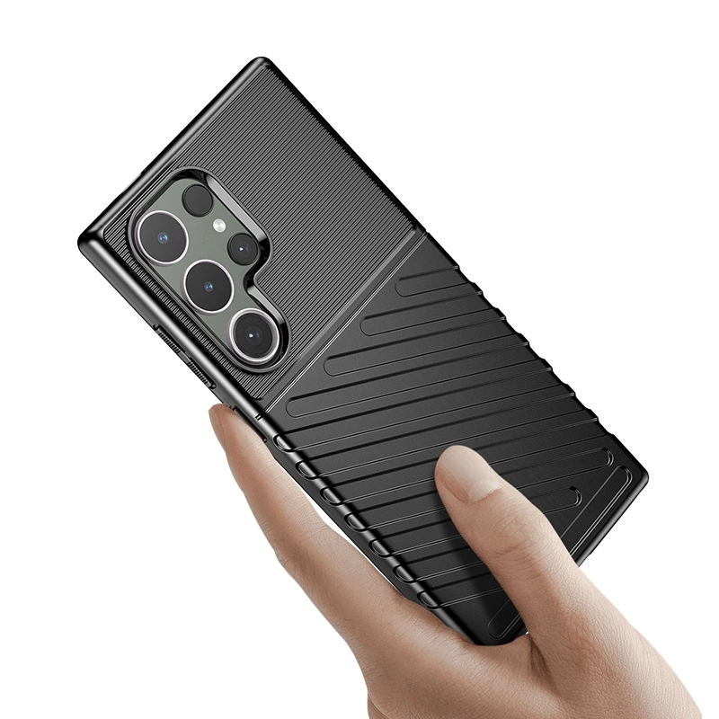 Thunder Case Panzerhülle für Samsung Galaxy S24 Ultra - Schwarz