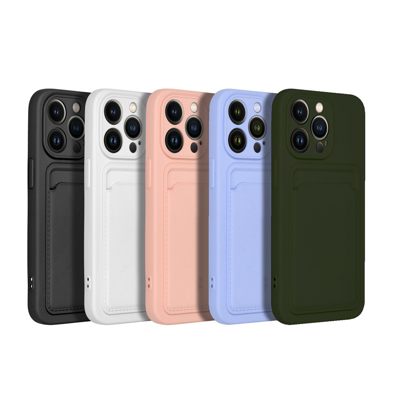 Futerał CARD CASE do IPHONE 11 różowy