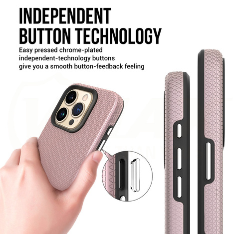 Vmax nakładka Triangle Case do iPhone 13 Pro 6,1" różowo-złota