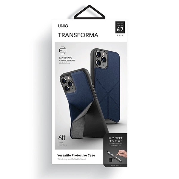 UNIQ Transforma etui na iPhone 12 Pro Max niebieski