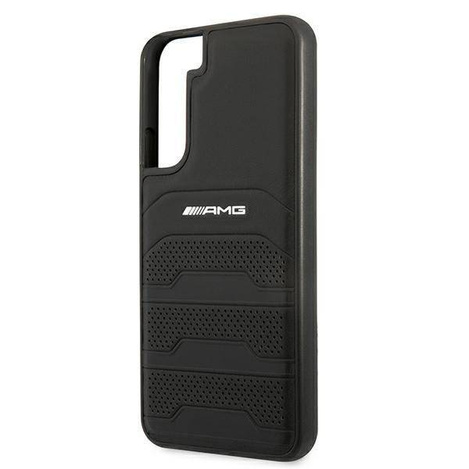 AMG AMHCS22MGSEBK S22 + S906 black / black hardcase Leather Debossed Lines