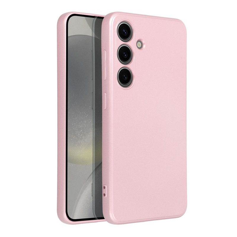 Futerał METALLIC do SAMSUNG S24 różowy
