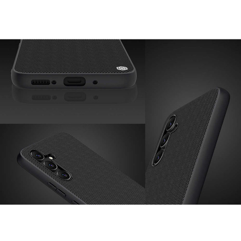 Nillkin Textured Case etui do Samsung Galaxy A54 5G wzmocniony nylonowy pokrowiec czarne