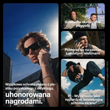 PanzerGlass Matrix Ultra-Wide-Fit Hybridglas für iPhone 15 Plus mit Positionierer