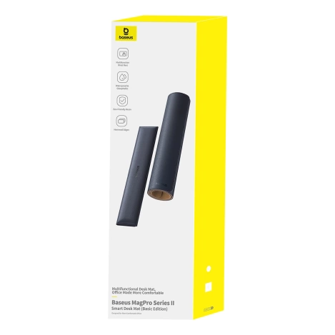 Mata na biurko Baseus MagPro Series II BS-PS037 z podpórką na nadgarstki - czarna