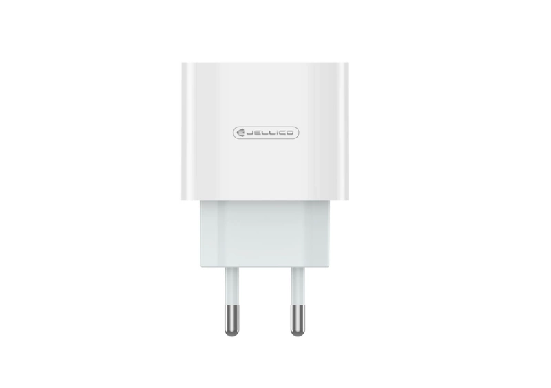 JELLICO Netz-Ladegerät AK200 PD 20W 1xUSB-C + Kabel USB-C - USB-C weiss