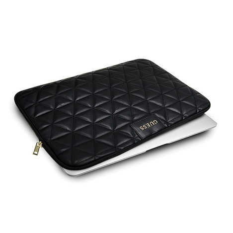 Guess Sleeve GUCS13QLBK 13" czarny /black Quilted
