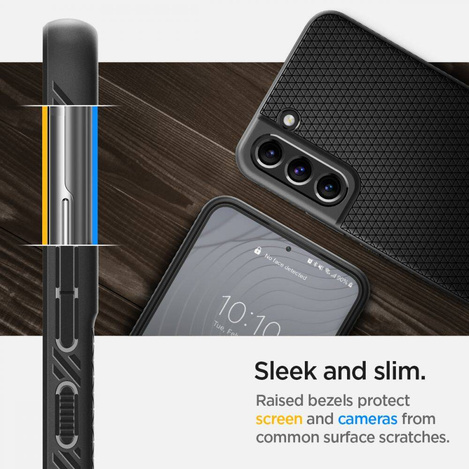 Etui SAMSUNG GALAXY S22 Spigen Liquid Air Matte czarne