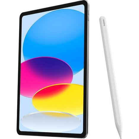Baseus Smooth Writing 2 Overseas Edition Stylus mit aktiver Spitze für iPad mit austauschbarer Spitze – Weiß