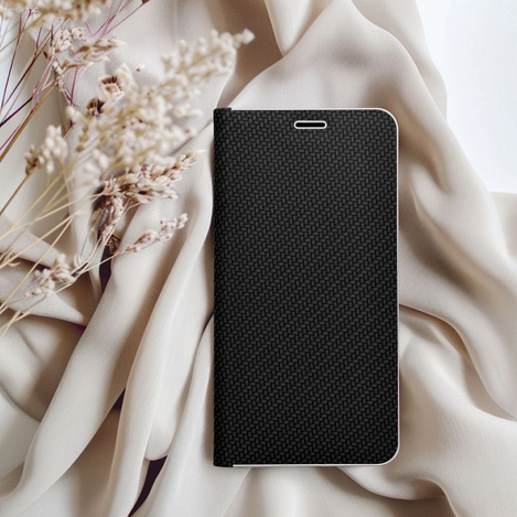 Kabura LUNA Book Carbon do SAMSUNG A56 5G czarny