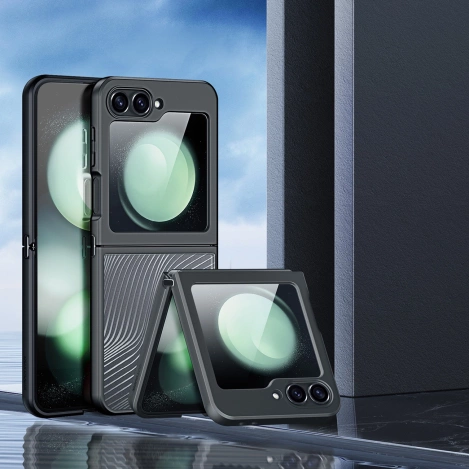 Dux Ducis Aimo Hülle für Samsung Galaxy Z Flip 6 - Schwarz
