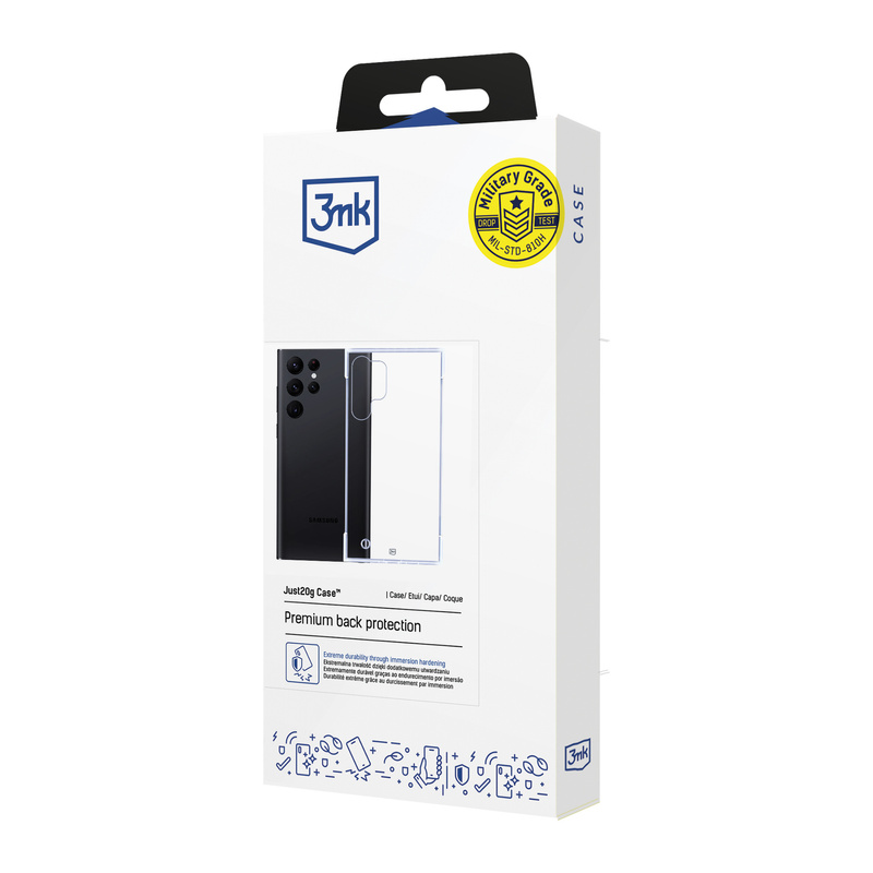 Samsung Galaxy S23 Ultra - 3mk Just20g Clear Case