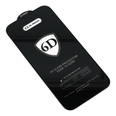 Hartowane szkło Full Glue 6D do MOTOROLA MOTO G84 5G CZARNE