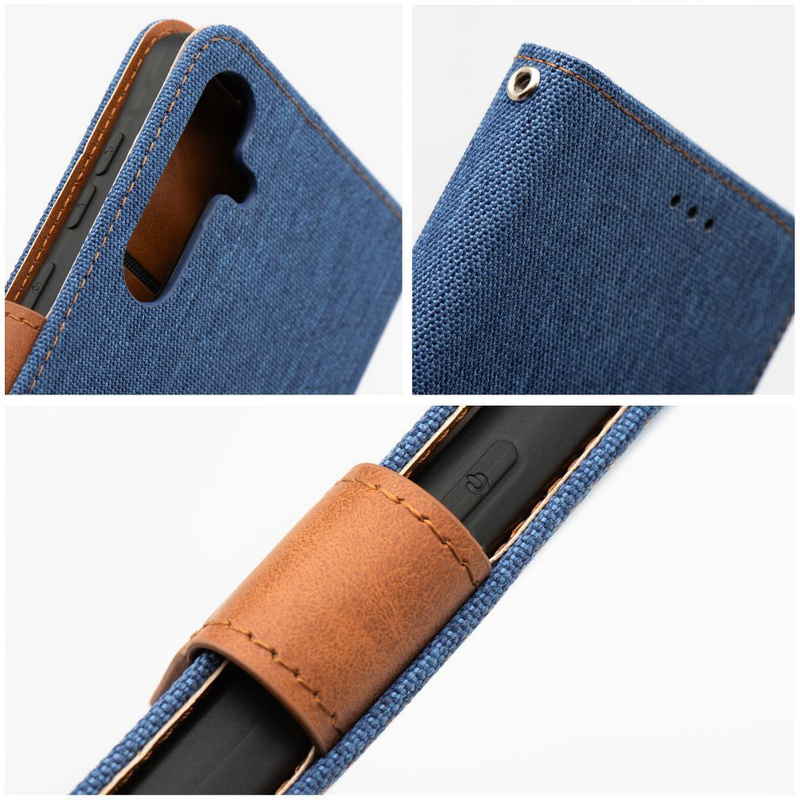 Kabura JEANS Book do SAMSUNG A15 4G / A15 5G niebieski