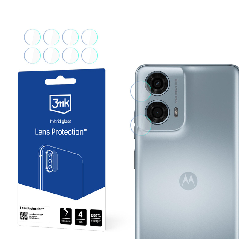 3MK Lens Protect Motorola Moto G24 Ochrona na obiektyw aparatu 4szt