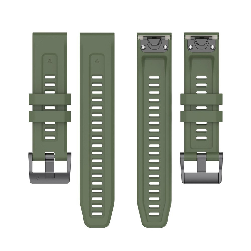 Pasek / opaska do smartwatcha Garmin FENIX 3 / 3HR / 5X / 6X / 6X PRO / 7X / 7X PRO ciemno zielony (4)