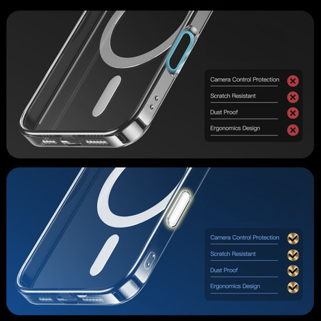 TECH-PROTECT FLEXAIR HYBRID CC MAGSAFE IPHONE 16 PRO MAX CLEAR