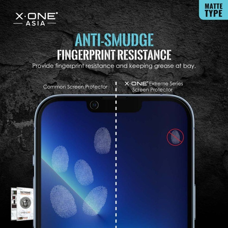 Szkło hartowane X-ONE Extreme Shock Eliminator 4th gen. Matowe - do iPhone 13 Pro Max/14 Plus