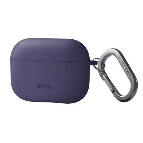 Etui Uniq Nexo na AirPods Pro 2 + haczyki na uszy - purpurowe