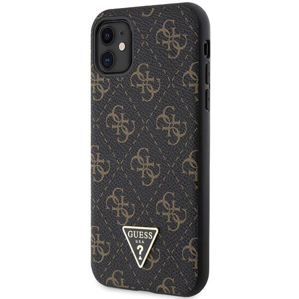 Oryginalne Etui GUESS hardcase 4G Triangle Metal Logo GUHCN61PG4GPK do Iphone 11/XR czarny