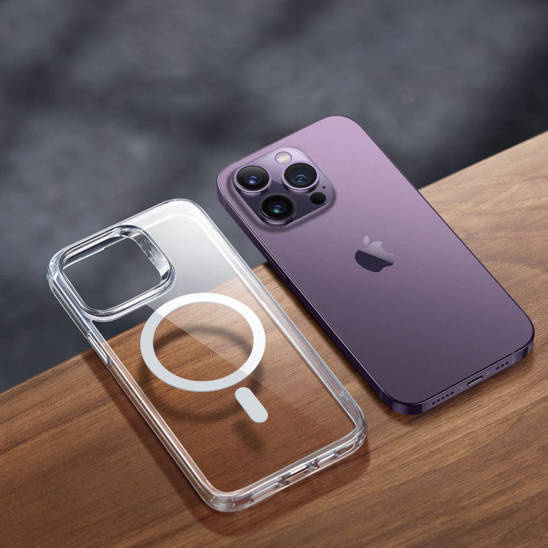 Etui IPHONE 16 PRO Nexeri MagSafe Case transparentne