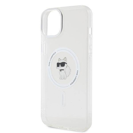 Karl Lagerfeld nakładka do iPhone 15 Plus 6,7" KLHMP15MHFCCNOT transparentna HC Magsafe IML C