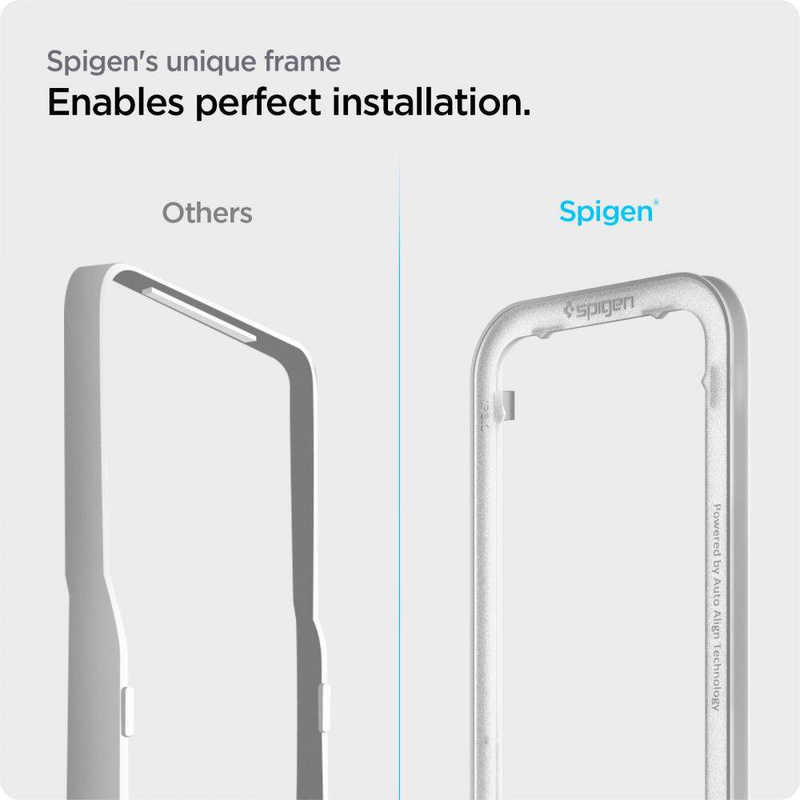 Spigen szkło hartowane ALM Glass FC 2-pack do iPhone 13 / 13 Pro czarne