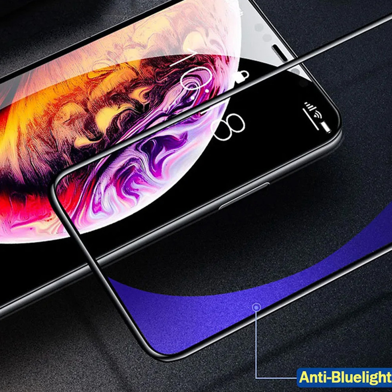Hartowane szkło Anti-Blue Full Glue do Xiaomi Redmi Note 9S/Note 9 Pro
