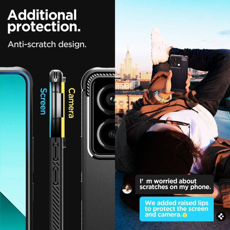 Etui XIAOMI REDMI NOTE 13 PRO 5G / POCO X6 5G Spigen Rugged Armor Matte czarne