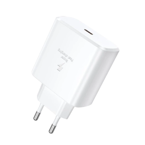 MOONX ładowarka sieciowa MC08 PD 45W 1xUSB-C + kabel USB-C - USB-C Biały