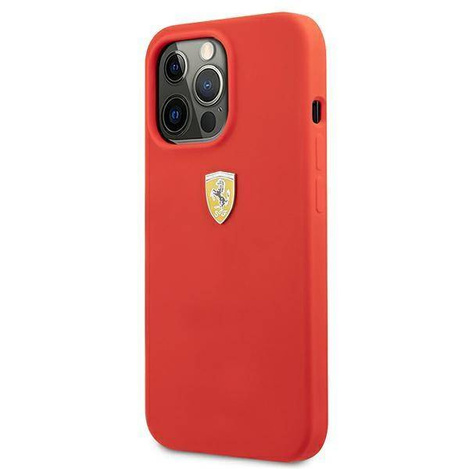 Ferrari FESIHCP13XRE iPhone 13 Pro Max 6.7 &quot;rot / rotes Hartschalenetui aus Silikon