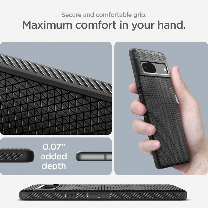 Spigen LIQUID AIR GOOGLE PIXEL 7A MATTSCHWARZ
