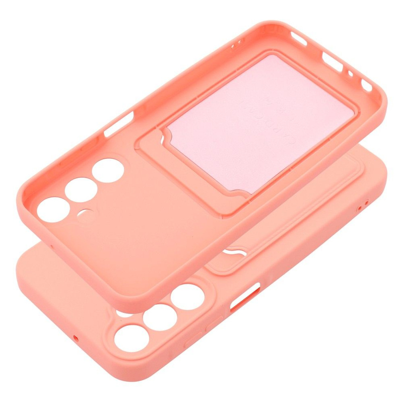 Futerał CARD CASE do SAMSUNG A25 5G różowy