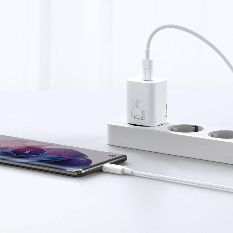 Baseus Super Si  Quick Charger 1C 25W EU White