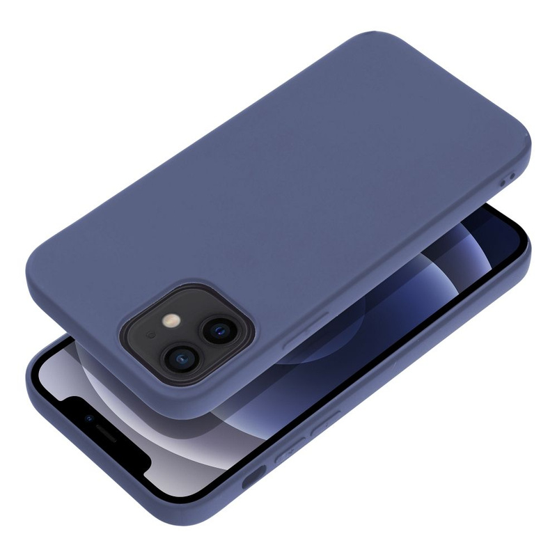 Futerał MATT do IPHONE 12 niebieski