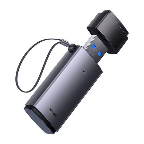 Baseus Lite Series Adapter SD/TF USB Kartenleser grau (WKQX060013)