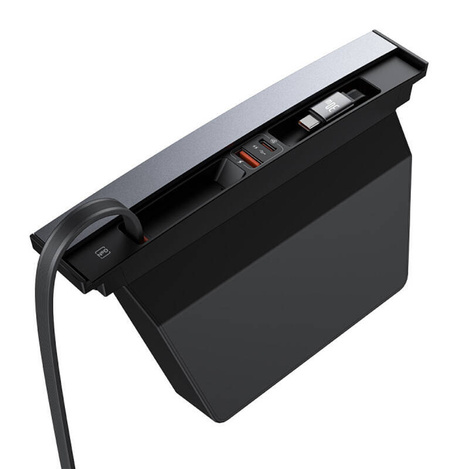 Hub z Kablem USB-C do USB-C dla Tesla Baseus  T-Space czarny