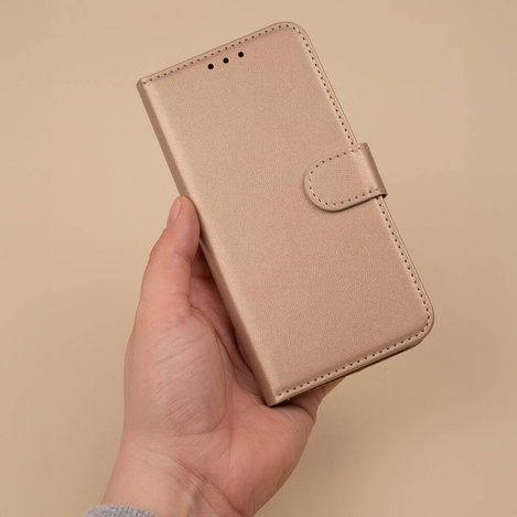 Etui Smart Classic do Samsung A71 złote