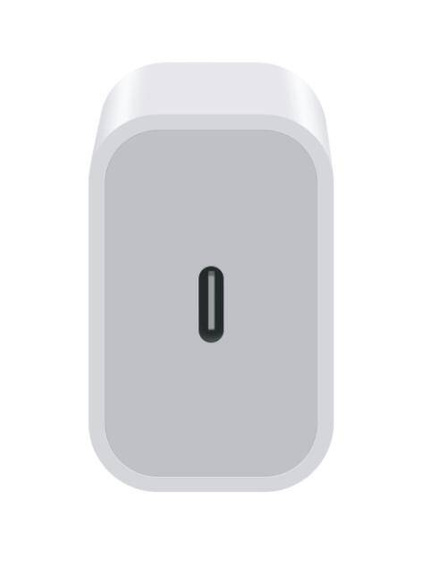 Ładowarka sieciowa MOONX MC03, USB-C, PD 20W + kabel USB-C/USB-C biała