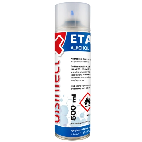 ETHANOL – Denaturierter Ethylalkohol DESINFECT 99 %, Spray 500 ml