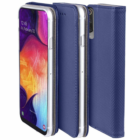 Etui Smart Magnet do Samsung Galaxy M15 5G granatowe