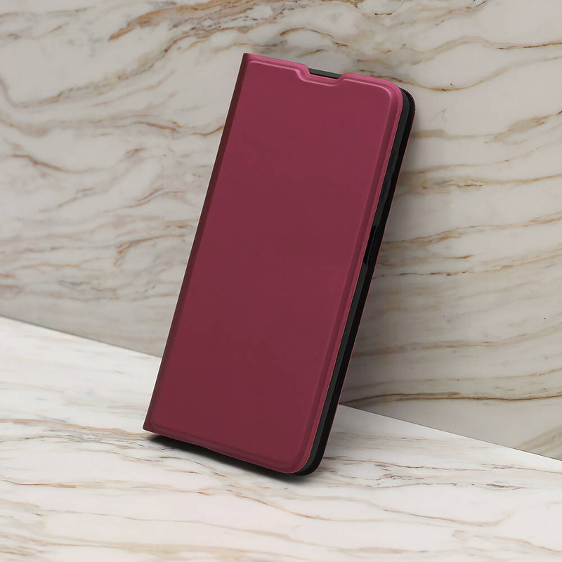 Etui Smart Soft do Samsung Galaxy A55 5G burgundowe